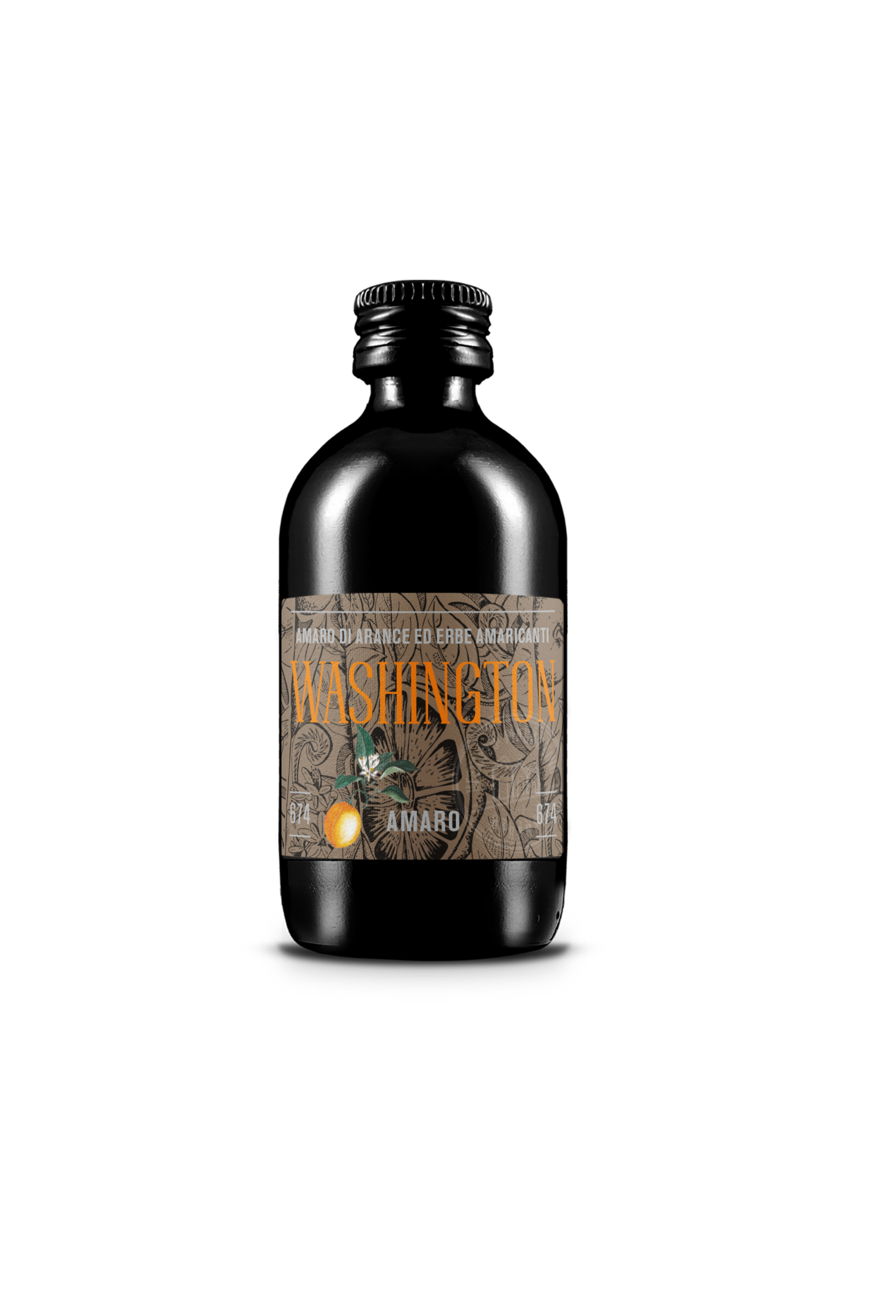 LIQUORE WASHINGTON AMARO DI ARANCE ED ERBE ESPOSITORE MIGNON DA BORSETTA | EB